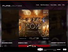 Tablet Screenshot of dcpurelounge.com